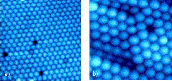 Topographie geordneter Polymerlatices